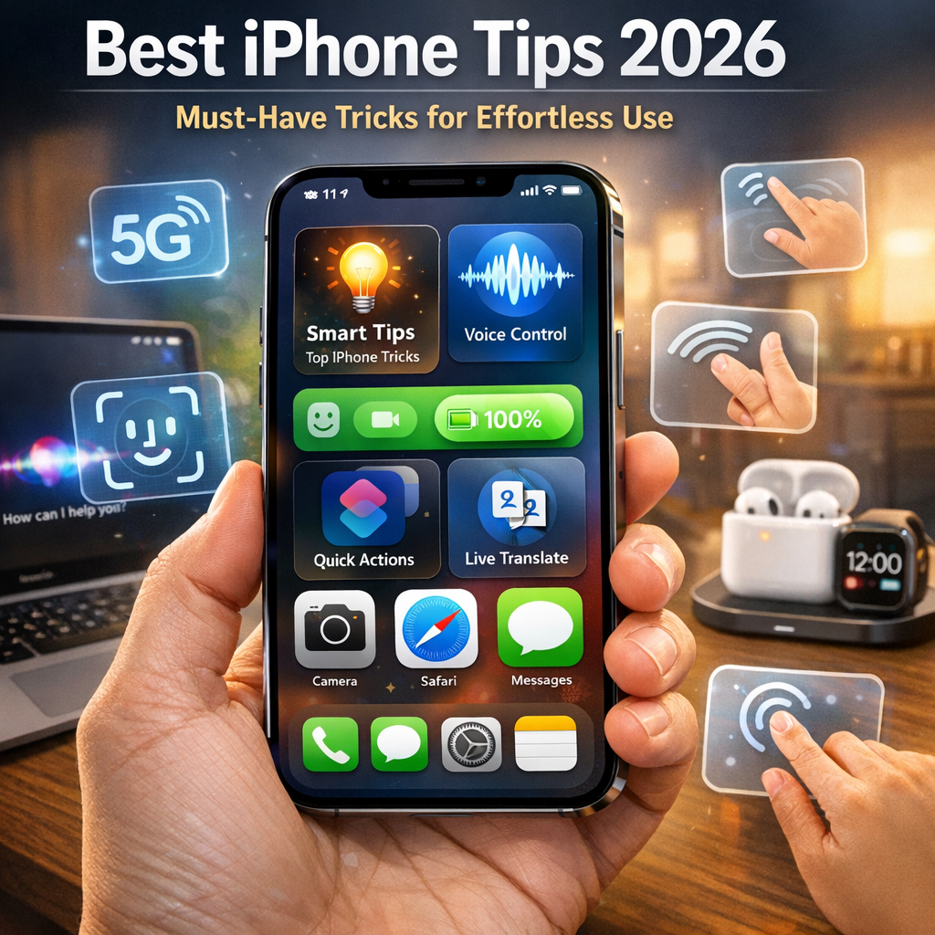 Illustration of Best iPhone Tips 2026: Must-Have Tricks for Effortless Use