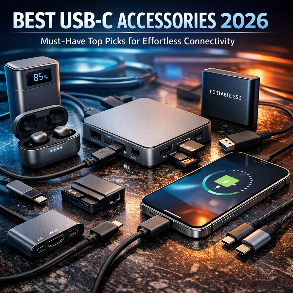 Illustration of Best USB-C Accessories 2026: Must-Have Top Picks for Effortless Connectivity