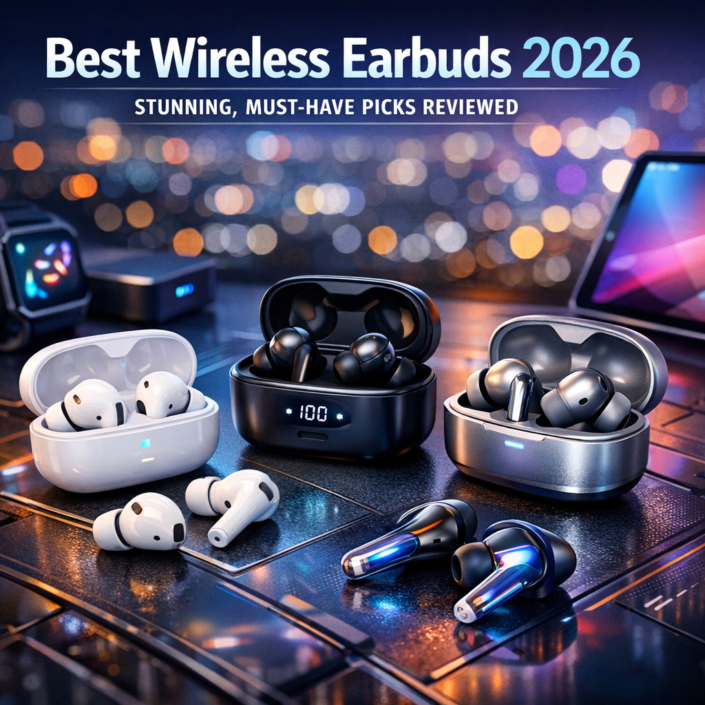 Illustration of Best Wireless Earbuds 2026: Stunning, Must-Have Picks Reviewed