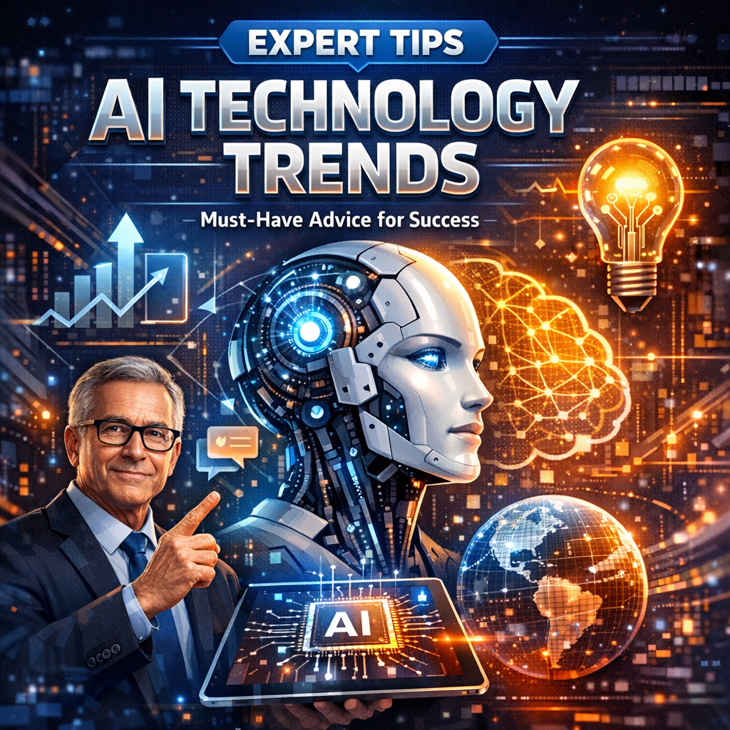 Illustration of Expert Tips AI Technology Trends: Must-Have Advice for Success