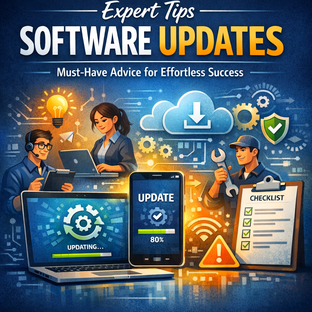 Illustration of Expert Tips Software Updates: Must-Have Advice for Effortless Success