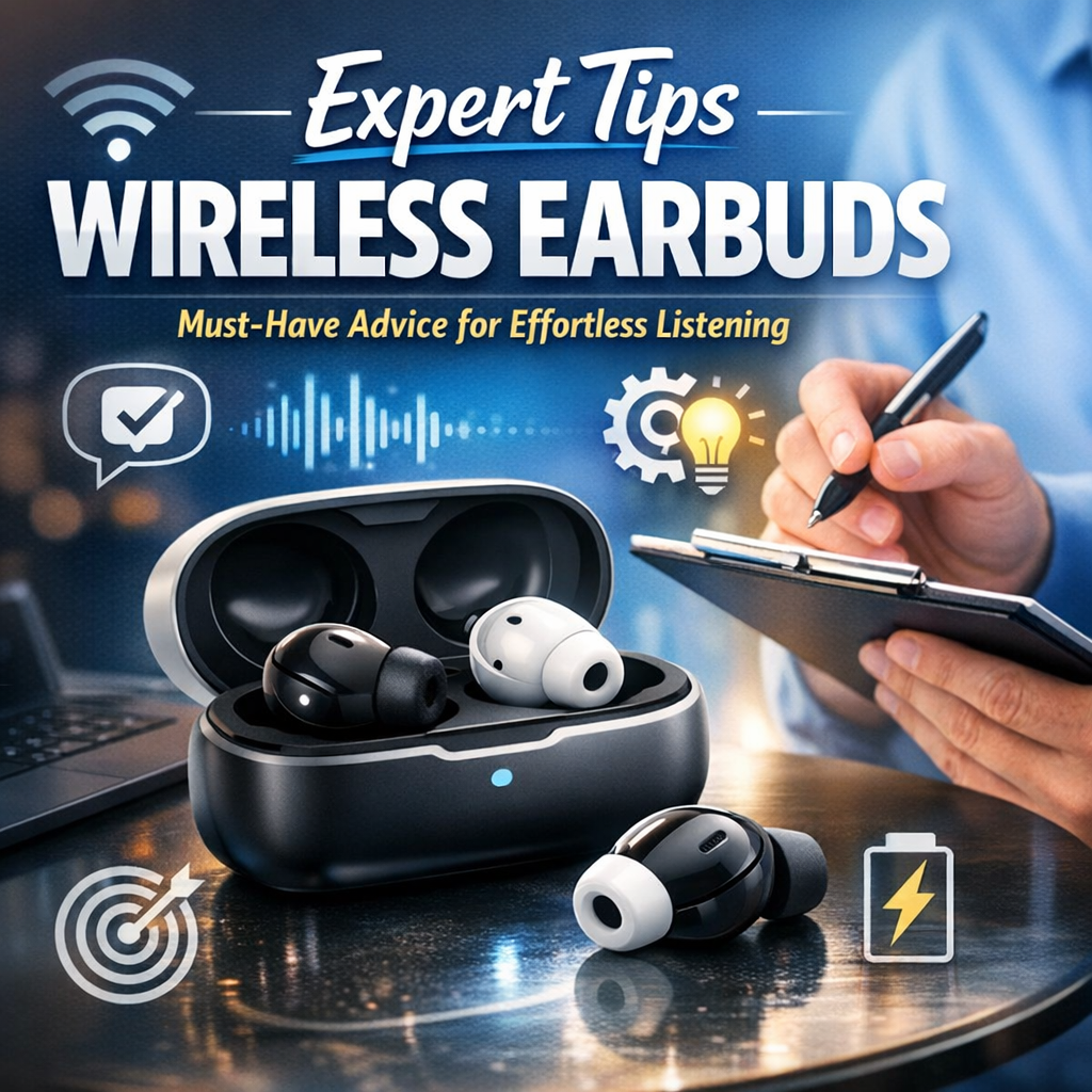 Illustration of Expert Tips Wireless Earbuds: Must-Have Advice for Effortless Listening