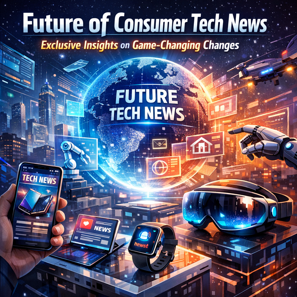 Illustration of Future of Consumer Tech News: Exclusive Insights on Game-Changing Changes