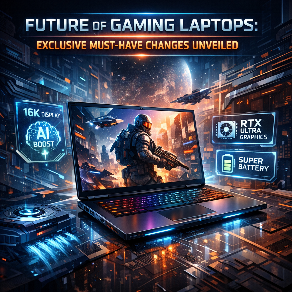 Illustration of Future of Gaming Laptop News: Exclusive Must-Have Changes Unveiled