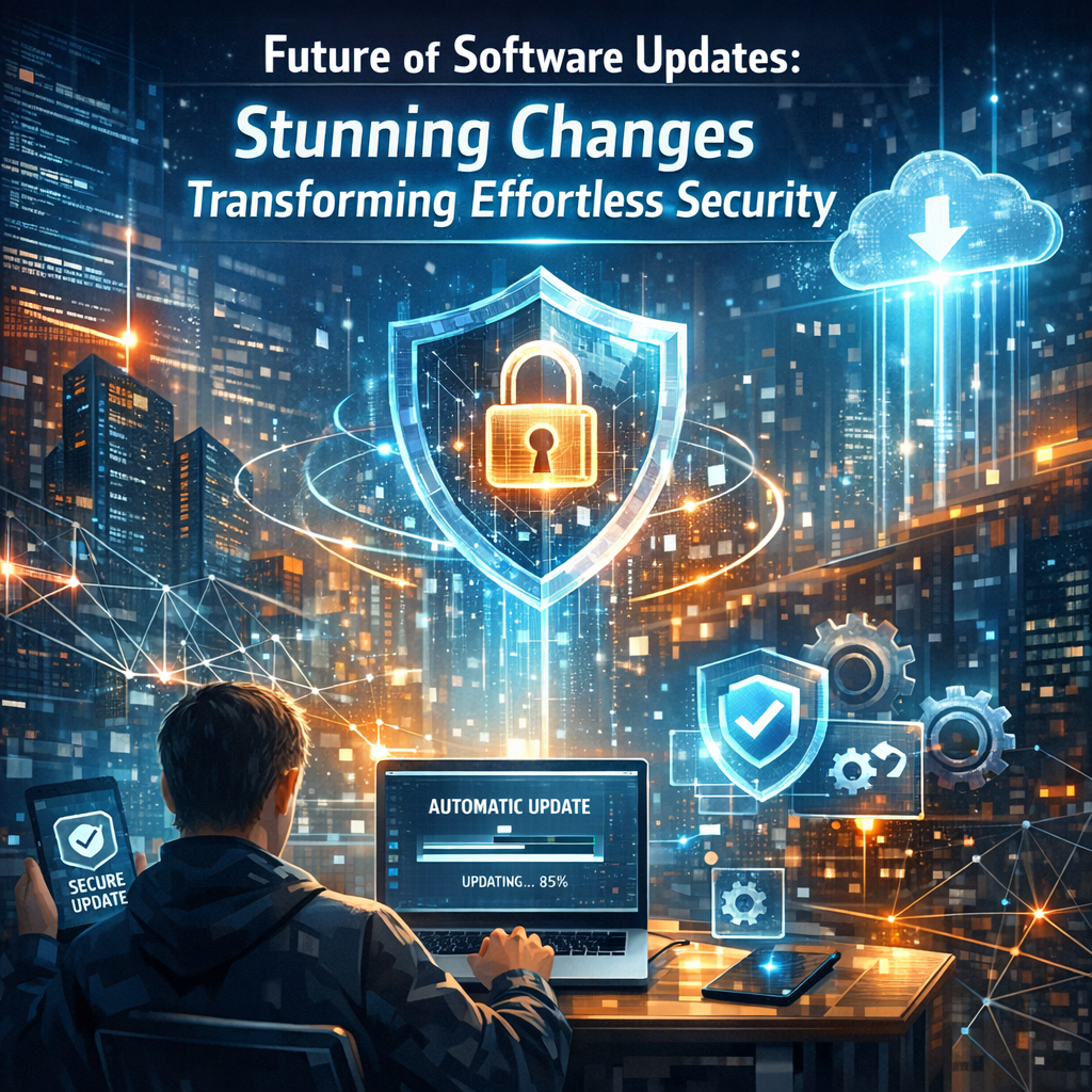 Illustration of Future of Software Updates: Stunning Changes Transforming Effortless Security