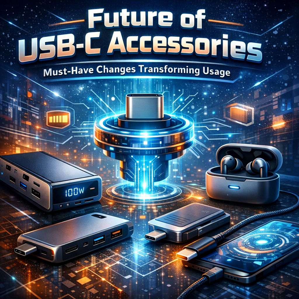 Illustration of Future of USB-C Accessories: Must-Have Changes Transforming Usage