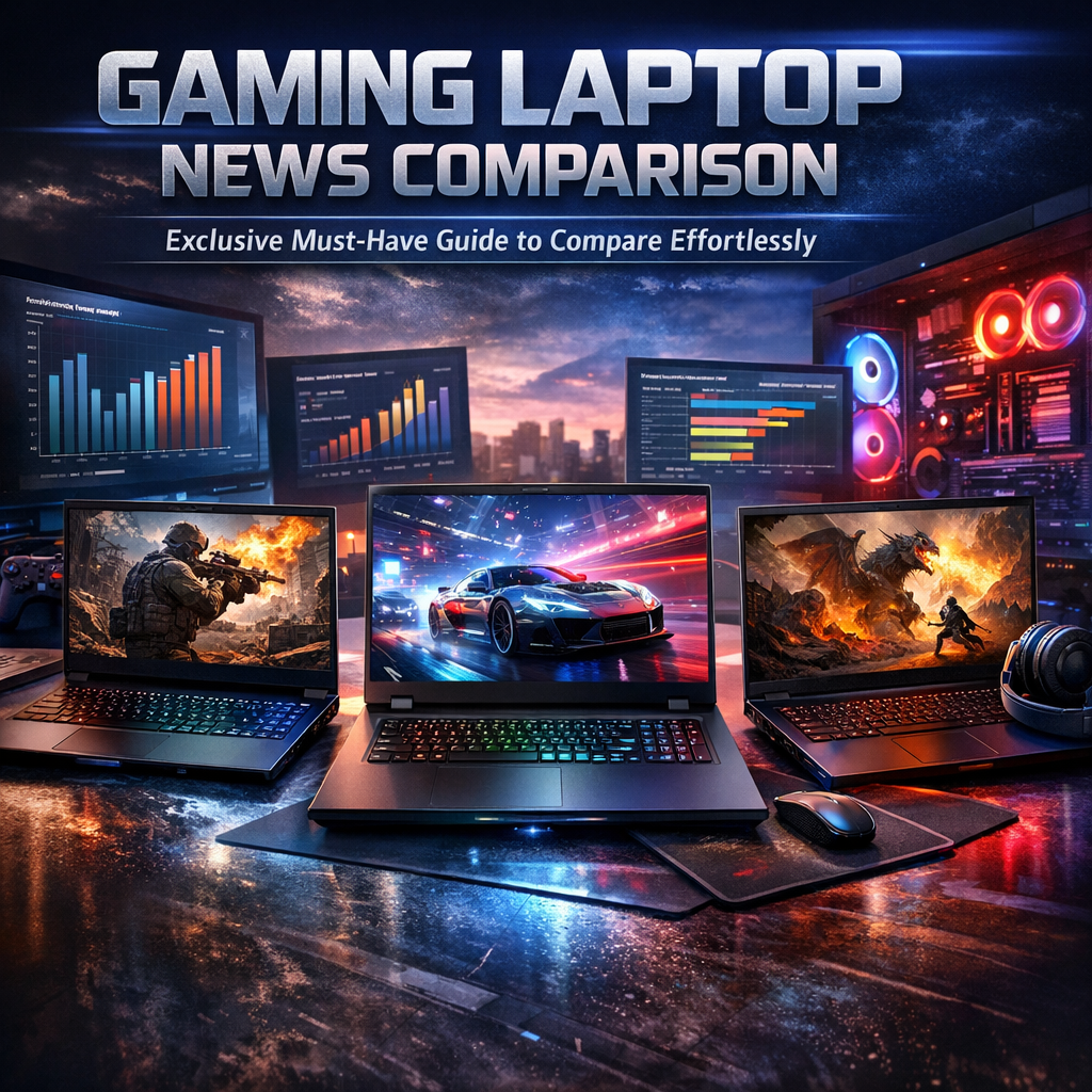 Illustration of Gaming Laptop News Comparison: Exclusive Must-Have Guide to Compare Effortlessly