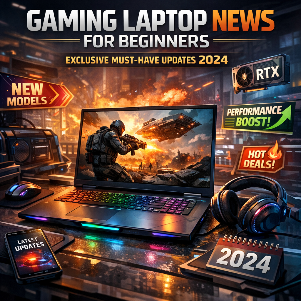 Illustration of Gaming Laptop News for Beginners: Exclusive Must-Have Updates 2024