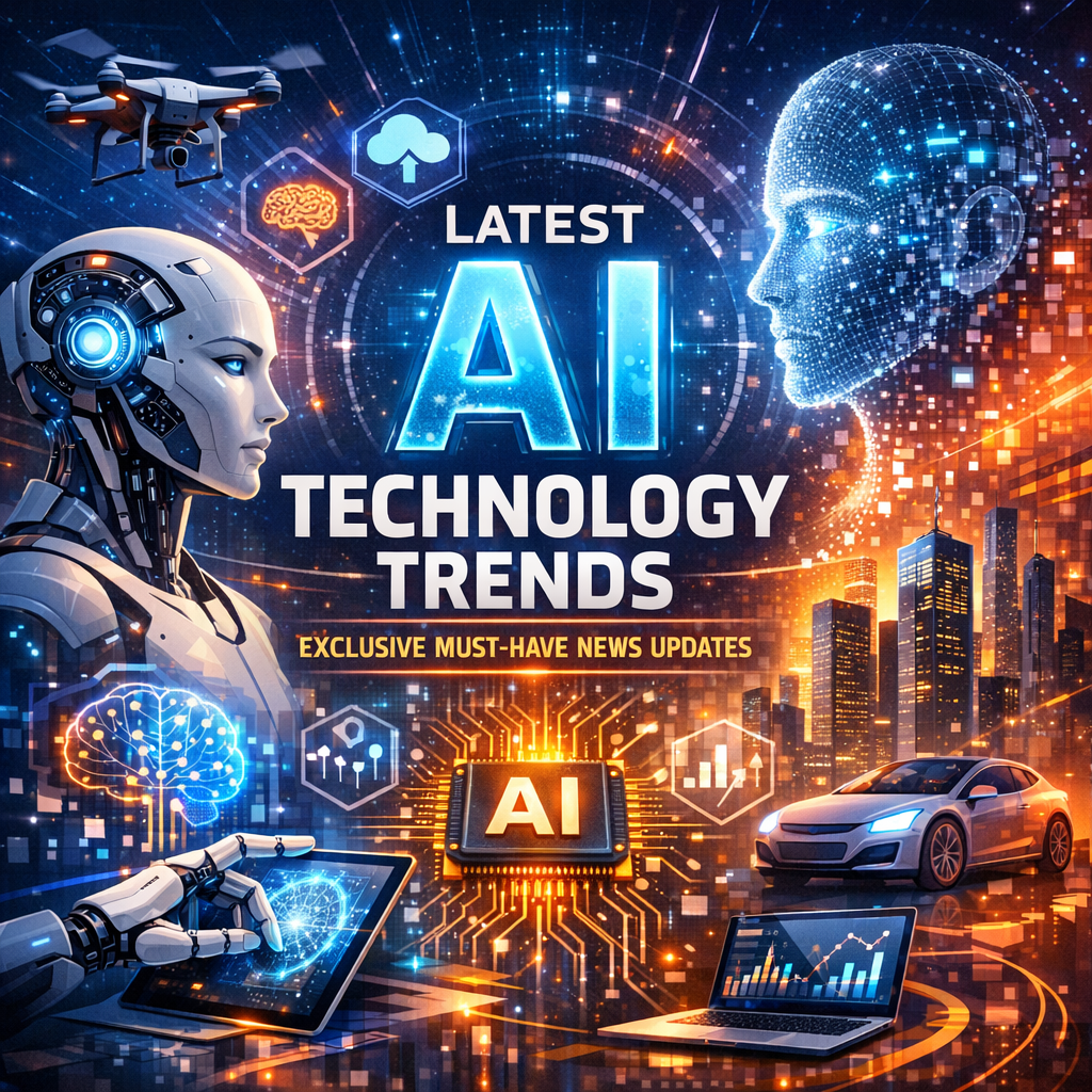 Illustration of Latest AI Technology Trends: Exclusive Must-Have News Updates