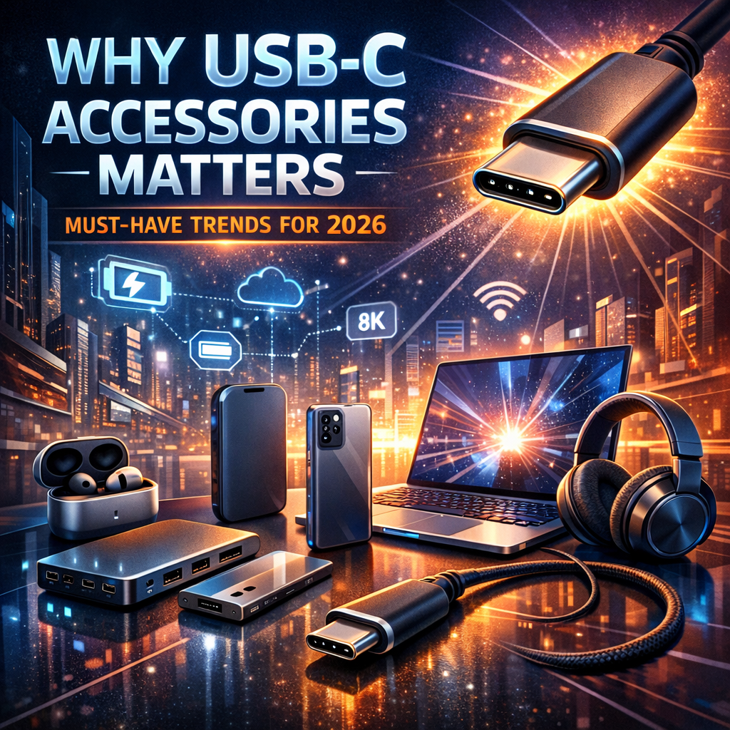 Illustration of Why USB-C Accessories Matters: Must-Have Trends for 2026