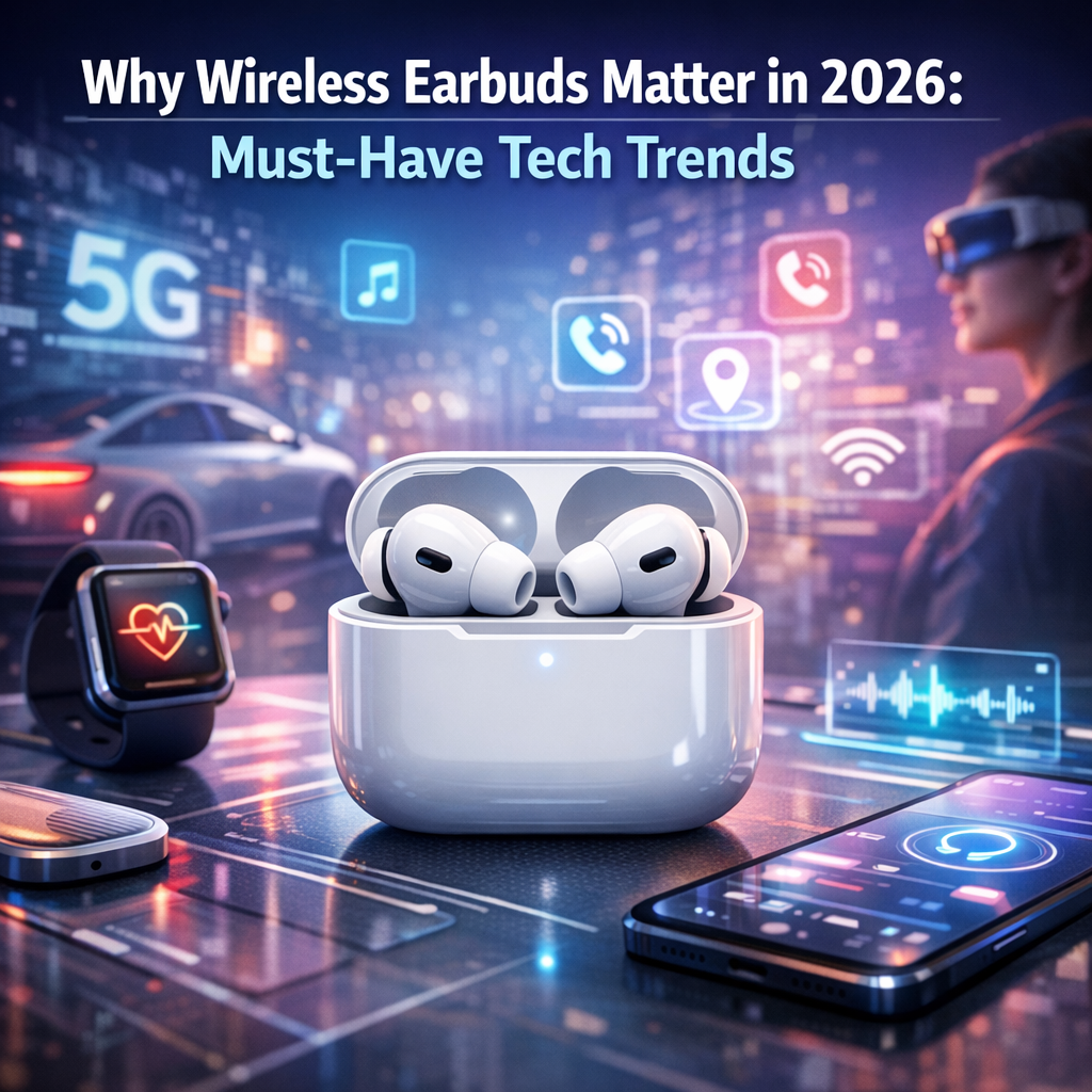 Illustration of Why Wireless Earbuds Matters in 2026: Must-Have Tech Trends
